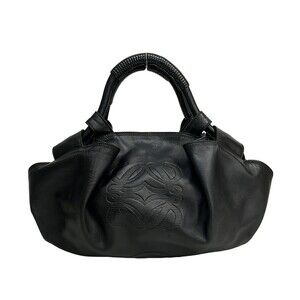Loewe Nappa Aire Black Leather Handbag #364002L74B